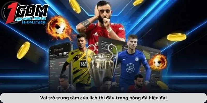 Vai trò trung tâm của lịch thi đấu trong bóng đá hiện đại